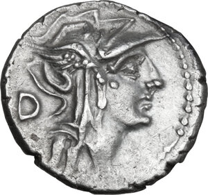 obverse: D. Junius Silanus L.f. AR Denarius, 91 BC