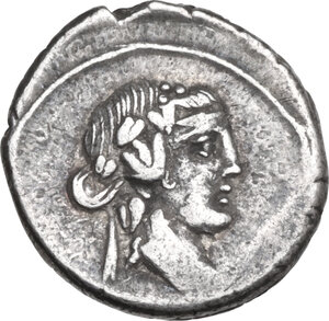 obverse: Q. Titius. AR Denarius, 90 BC