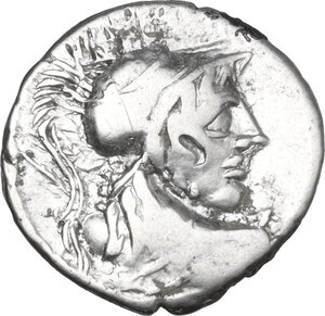 obverse: Cn. Cornelius Lentulus Clodianus. AR Denarius, 88 BC