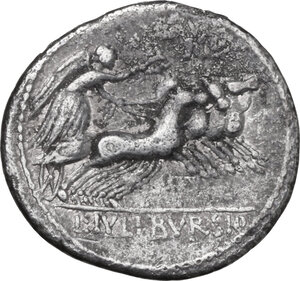 reverse: L. Julius Bursio. Denarius, 85 BC