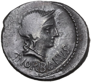 obverse: C. Norbanus. AR Denarius, 83 BC