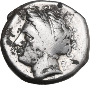 obverse: Central and Southern Campania, Neapolis. AR Nomos, 275-250 BC