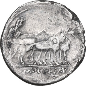 reverse: Augustus (27 BC - 14 AD). Fourrée Denarius, uncertain Italian mint, possibly Rome