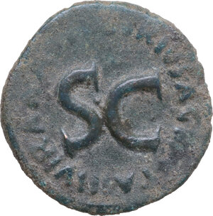 reverse: Augustus (27 BC - 14 AD). AE As, Rome mint, 7 BC