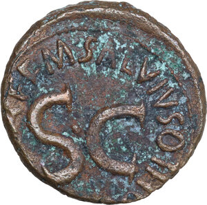 reverse: Augustus (27 BC - 14 AD) . AE As, Rome mint, 7 BC