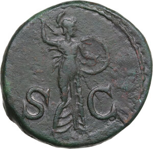 reverse: Claudius (41-54). AE As, Rome mint, 42-43