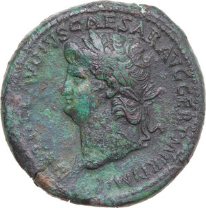 obverse: Nero (54-68). AE Sestertius, Rome mint, 62-68