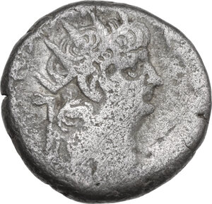 obverse: Nero (54-68). BI Tetradrachm, Alexandria mint (Egypt), dated RY 12 (65-66)