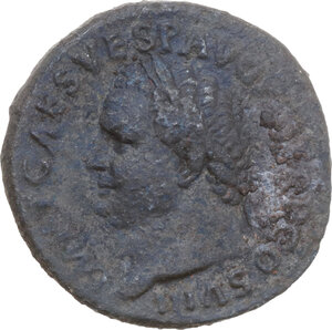 obverse: Titus (79-81). AE As, Rome mint, 80-81