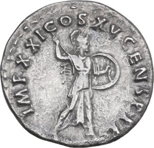 reverse: Domitian (81-96). AR Denarius, Rome mint, 90-91