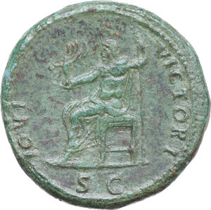 reverse: Domitian (81-96). AE Sestertius, Rome mint, 92-94