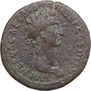 obverse: Nerva (96-98). AE Sestertius, Rome mint, 97 AD