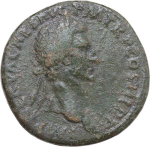 obverse: Nerva (96-98). AE Sestertius, Rome mint, 97 AD