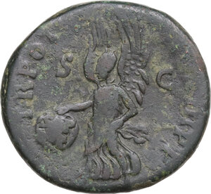 reverse: Trajan (98-117). AE As, 100 AD