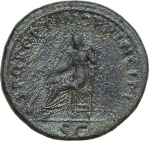 reverse: Trajan (98-117). AE Sestertius, 103-111