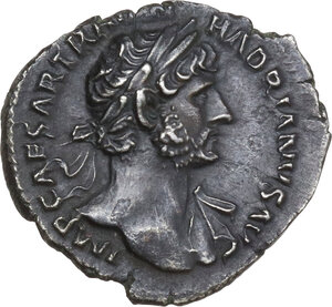 obverse: Hadrian (117-138). AR Denarius, Rome mint, 119-120