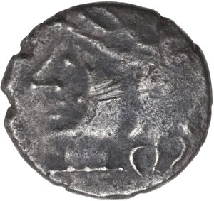 obverse: Gaul. The Aedui. AR Quinarius, Kaletedou series, c. 80-50 BC