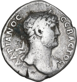 obverse: Hadrian (117-138). AR Didrachm, Caesarea mint (Cappadocia)