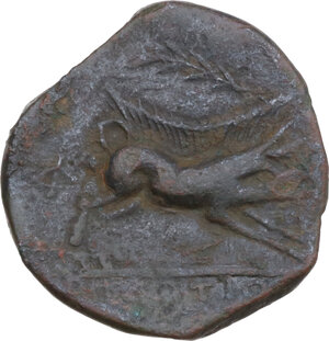 reverse: Northern Apulia, Salapia. AE 21.5 mm, c. 225-210 BC