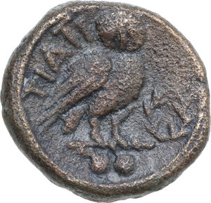 reverse: Northern Apulia, Teate. AE Biunx, c. 225-200 BC