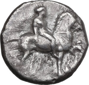 obverse: Southern Apulia, Tarentum. AR Nomos, 365-355 BC