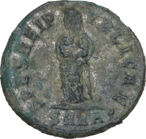 reverse: Fausta, wife of Constantine I (307-326). AE 19 mm, Heraclea mint, 325-326