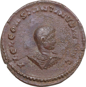 obverse: Constantine II as Caesar (317-337). AE 20 mm, Treveri mint, 317 AD