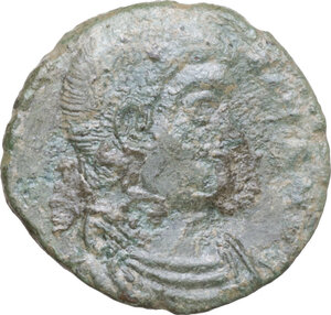 obverse: Magnentius (350-353). AE 18 mm, uncertain mint