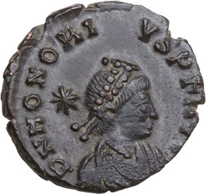 obverse: Honorius (393-423). AE3, Nicomedia or Cyzicus mint, 408-423