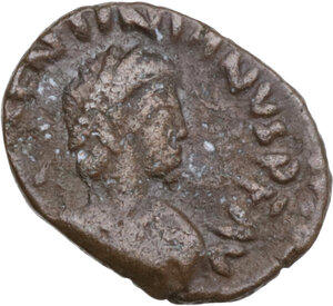 obverse: Valentinian III (425-455). AE3, Rome mint, 430-437