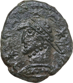 obverse: Uncertain Germanic tribe. Pseudo-Imperial coinage. . AE, Barbaric imitation