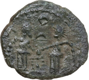 reverse: Uncertain Germanic tribe. Pseudo-Imperial coinage. . AE, Barbaric imitation