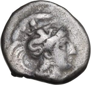 obverse: Southern Apulia, Tarentum. AR Drachm, c. 302-280 BC