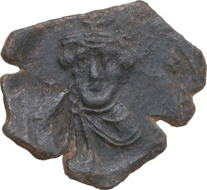 obverse: Constans II (641-668). AE Follis, Syracuse mint