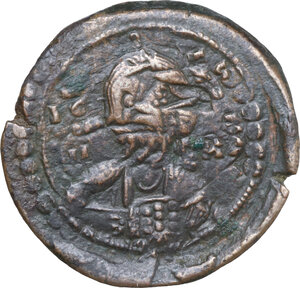 obverse: Romanus IV (1068-1071). AE Follis. Constantinople mint