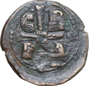 reverse: Romanus IV (1068-1071). AE Follis. Constantinople mint