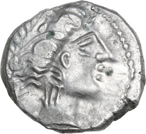 obverse: Southern Gaul, Insubres. AR Drachm, imitating Massalia. 2nd century BC