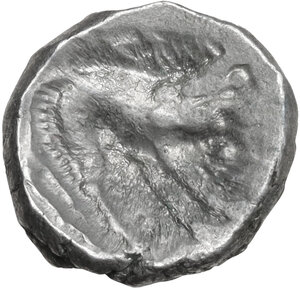 reverse: Southern Gaul, Insubres. AR Drachm, imitating Massalia. 2nd century BC