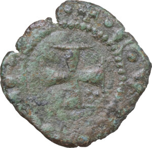 obverse: Italy . Republic (1139-1339). AE Quartaro, Genova