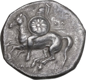 obverse: Southern Apulia, Tarentum. AR Nomos, 280-272 BC