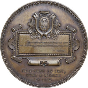 reverse: Germany. Orlando di Lasso (c. 1532-1594). AE Medal, struck under Ludwig I of Bavaria (1825-1848)