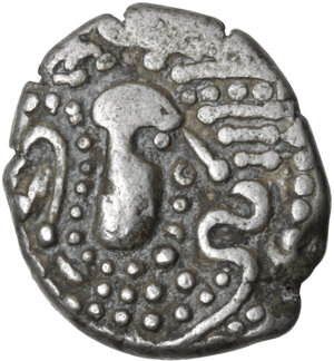 obverse: India. Post-Gupta (Chaulukya-Paramara). AR Drachm, c. 950-1050 AD