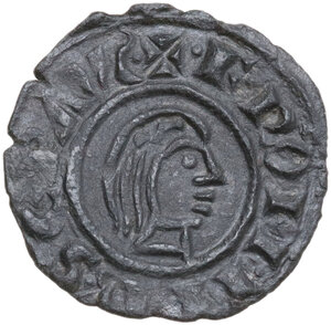 obverse: Italy . Frederick II Hohenstaufen (1197-1250). BI Denaro 1243, Brindisi mint