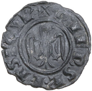 reverse: Italy . Frederick II Hohenstaufen (1197-1250). BI Denaro 1243, Brindisi mint