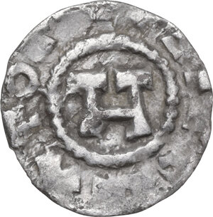 reverse: Italy. Corrado II di Franconia (1026-1039). . AR Denaro, Lucca mint