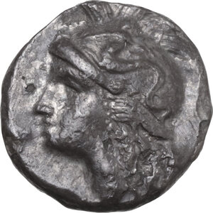 obverse: Southern Apulia, Tarentum. AR Drachm, c. 280-272 BC