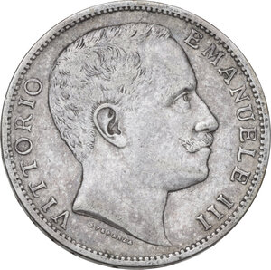 obverse: Italy. Vittorio Emanuele III (1900-1943). AR 2 Lire 1905