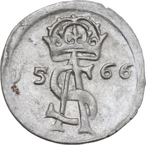 obverse: Lithuania. Sigismund II August (1548-1572). AR Double denar, 1566