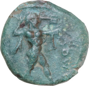 obverse: Lucania, Poseidonia-Paestum. AE 15 mm, 420-390 BC