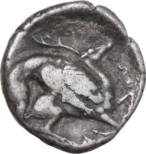 reverse: Northern Lucania, Velia. AR Nomos, 400-340 BC